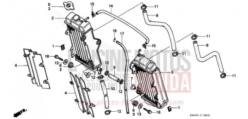KUEHLER (3) CR250RJ de 1988
